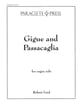Gigue and Passacaglia Organ sheet music cover